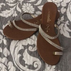 Toscanella Rhinestone Sandals